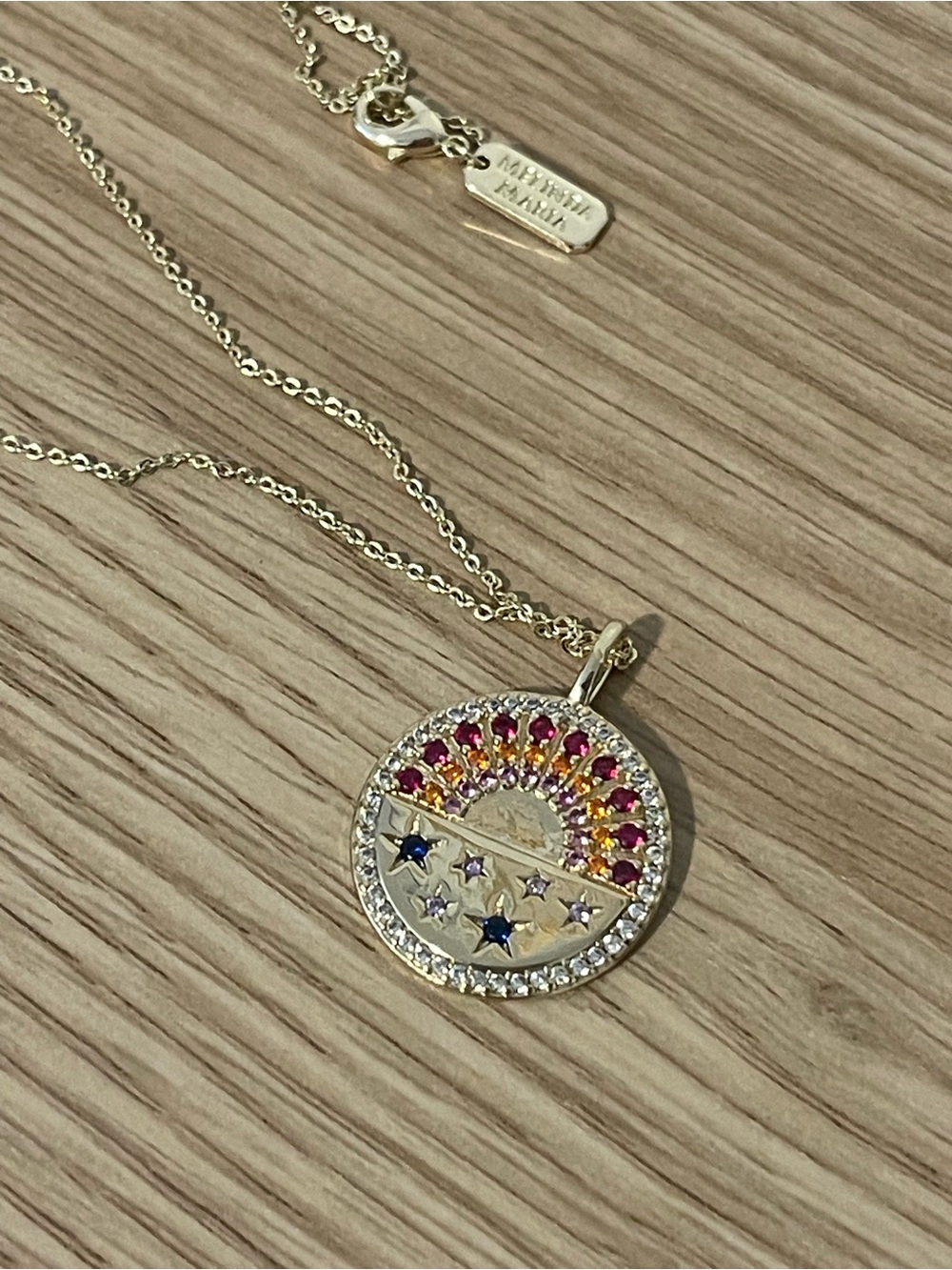 Melinda Maria Gold Pendant Necklace - Picture 4 of 6